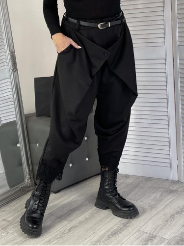 SPODNIE LUXLUNA KORONKA BLACK