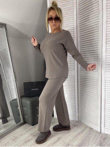 KOMPLET DRES ITALY DZIANINA FANGO