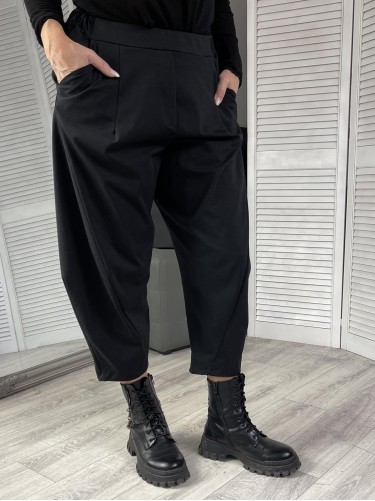 SPODNIE ITALY TRENDY BLACK