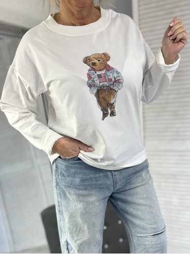 BLUZKA CLASSIC BEAR II WHITE