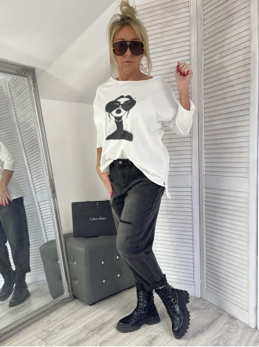 BLUZKA LASER MADAMME WHITE