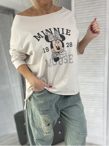 BLUZKA LASER MOUSE BEIGE