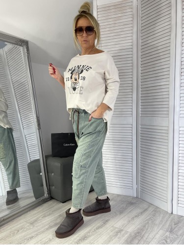 BLUZKA LASER MOUSE BEIGE