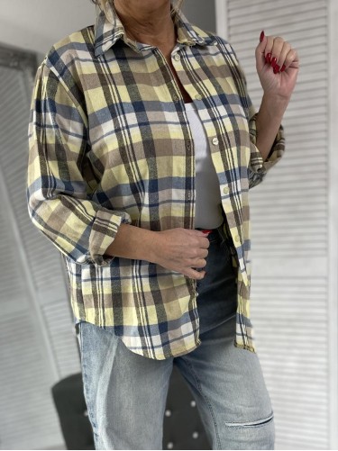 KOSZULA ITALY KRATA YELLOW