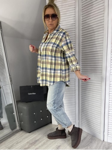 KOSZULA ITALY KRATA YELLOW