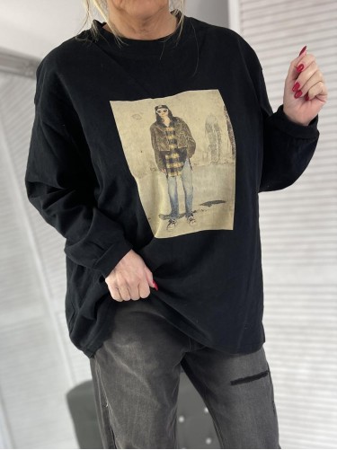 BLUZA OVERSIZE STYL BLACK
