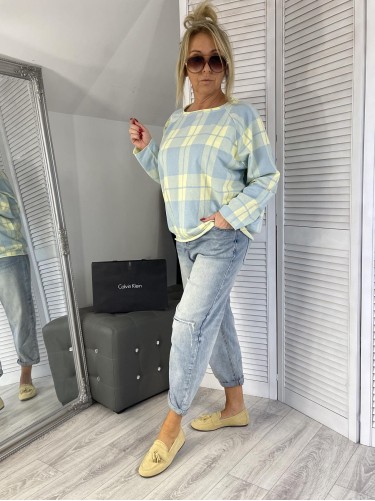 BLUZKA MUMU KRATA BLUE&YELLOW