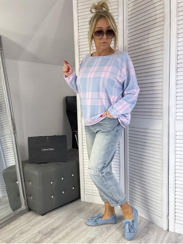 BLUZKA MUMU KRATA BLUE&PINK