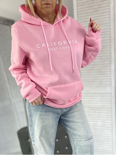 BLUZA CALIFORNIA OCIEPLANA PINK