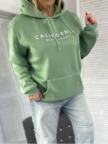 BLUZA CALIFORNIA OCIEPLANA GREEN