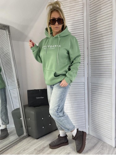 BLUZA CALIFORNIA OCIEPLANA GREEN