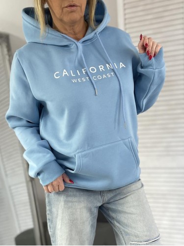 BLUZA CALIFORNIA OCIEPLANA BLUE