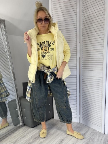 BLUZKA LASER MOUSE YELLOW