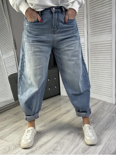 SPODNIE JEANS BALOON BLUE