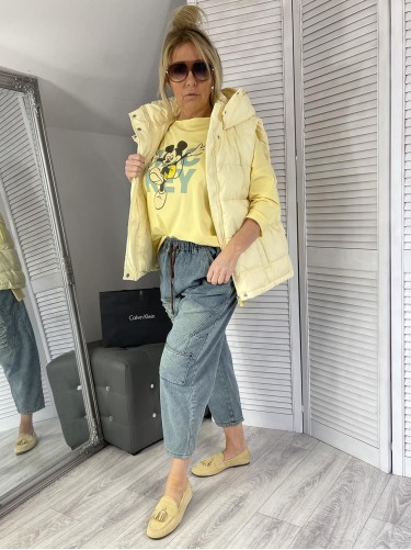 BLUZKA LASER MIKI YELLOW