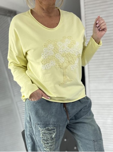 BLUZKA DRZEWKO ITALY YELLOW