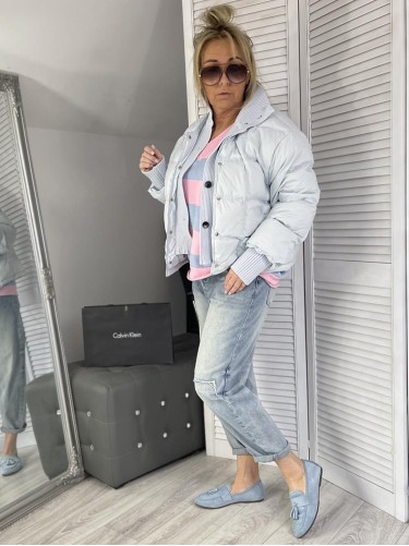 BLUZKA MUMU PASY PINK&BLUE