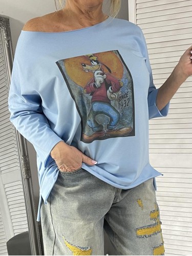 BLUZKA LASER PLUTO BŁĘKIT