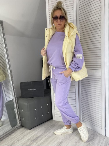 KOMPLET DRES AZARA LILA