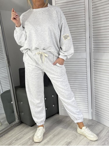 KOMPLET DRES AZARA GREY MELANŻ