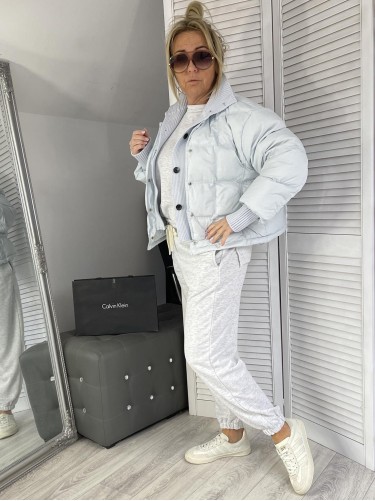 KOMPLET DRES AZARA GREY MELANŻ