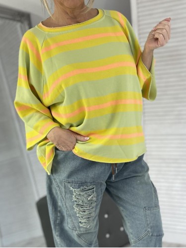 BLUZKA PASKI MUMU LEMON&ORANGE