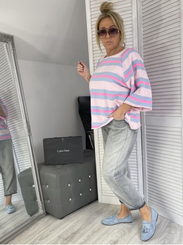 BLUZKA PASKI MUMU PUDER&BLUE