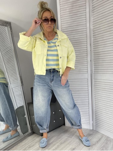 BLUZKA MICHELLE PASKI BLUE&YELLOW