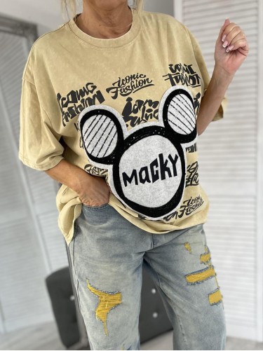 T-SHIRT MIKI DEKATYZ YELLOW
