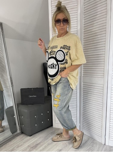 T-SHIRT MIKI DEKATYZ YELLOW