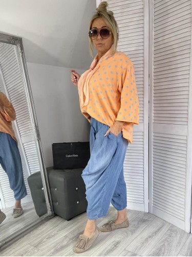 BLUZKA ITALY MUJEA ORANGE +SIZE