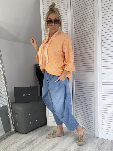 SPODNIE STYLE S.WOMAN BLUE