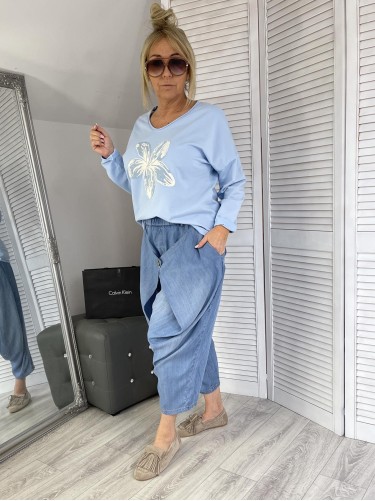 BLUZKA MICHELLE LILIA BLUE