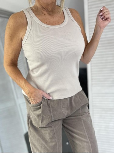 TOP MICHELLE PRĄŻEK BEIGE