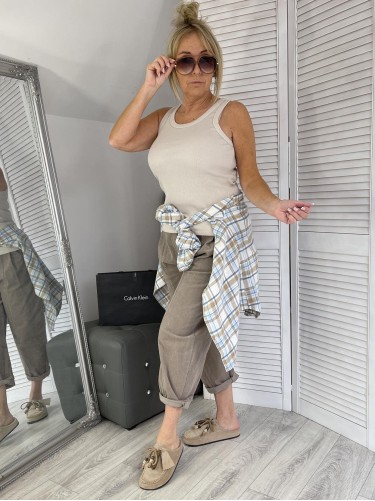 TOP MICHELLE PRĄŻEK BEIGE