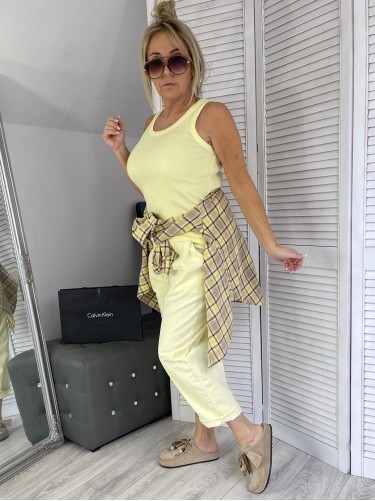 TOP MICHELLE PRĄŻEK YELLOW