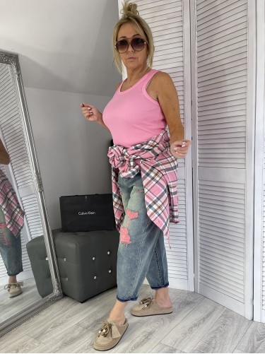 TOP MICHELLE PRĄŻEK PINK