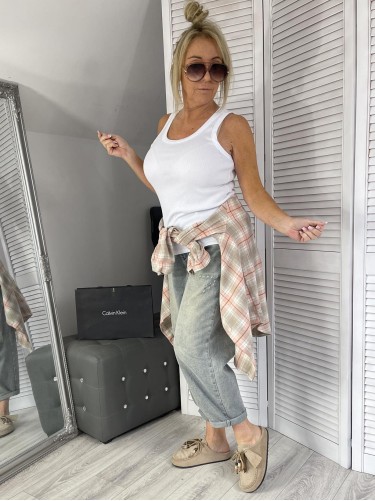 TOP MICHELLE PRĄŻEK WHITE