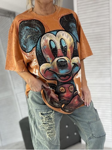 T-SHIRT DEKATYZ LUX MOUSE ORANGE