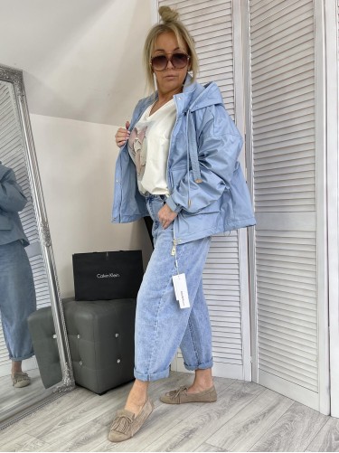 BLUZKA OVERSIZE HEART EKRU+SIZE