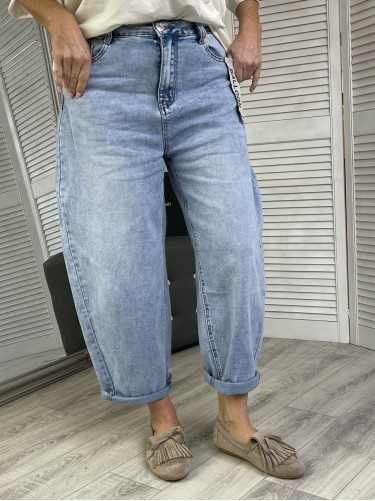 SPODNIE JEANS MOON GIRL BLUE