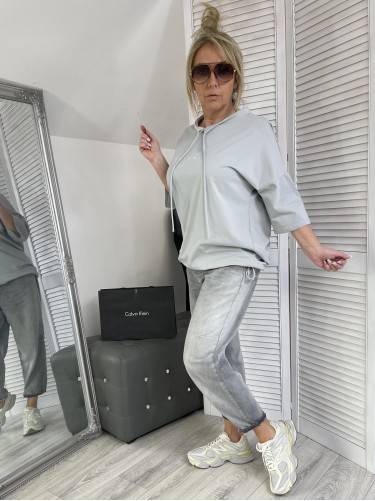 BLUZKA BALANCE SZNUREK GREY