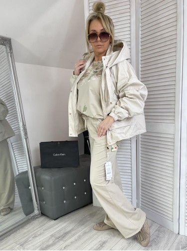 KOMPLET ITALIAN FLOVERS BEIGE