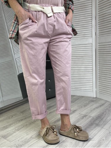 SPODNIE MOONLIGHT&PASEK PUDER