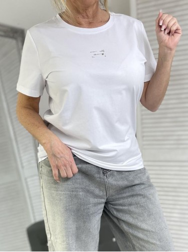 T-SHIRT ELEGANCE H&D WHITE