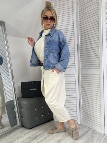 SPODNIE A LA WENDY CREME