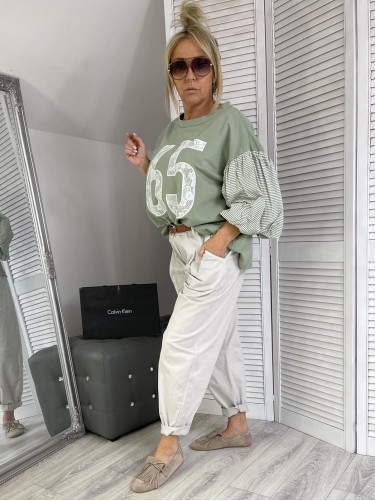 SPODNIE ITALY BALLON BEIGE