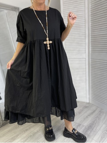 SUKIENKA ITALY STELLA MILANI BLACK