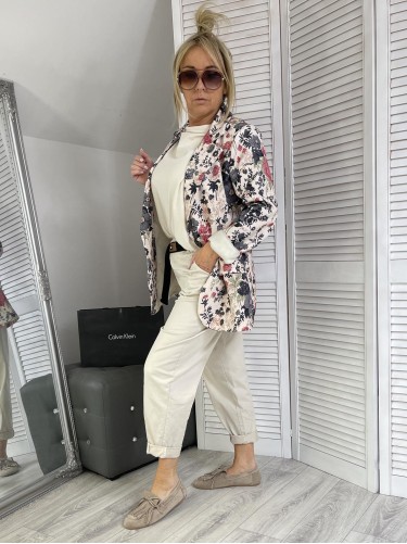 SPODNIE ITALYNEST&PASEK CREME