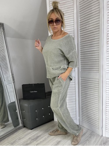 KOMPLET ITALY DEKATYZ KHAKI